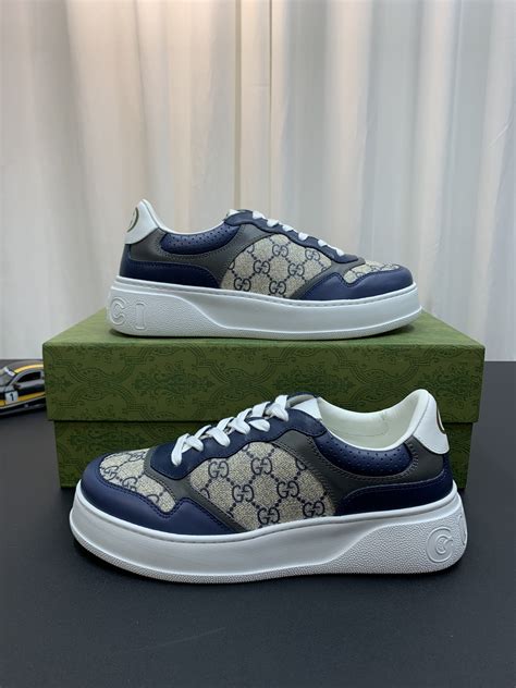 gucci blue plastic shoes|blue gucci shoes men.